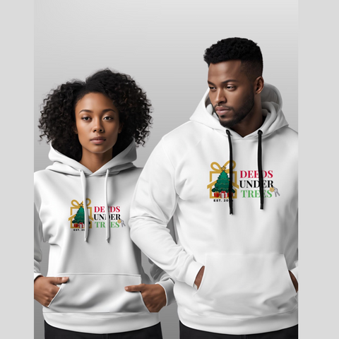 Deeds Under Trees Hoodies.