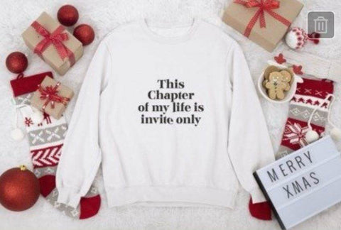 Crew Neck - Chapter of my life