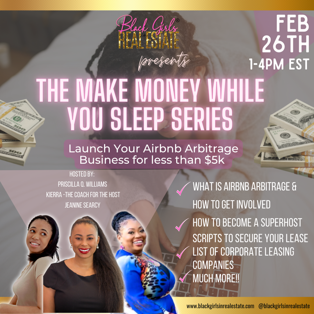 REPLAY: Make Money While You Sleep Series:Airbnb Arbitrage