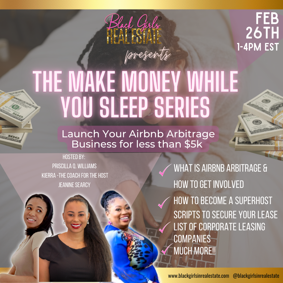 REPLAY: Make Money While You Sleep Series:Airbnb Arbitrage